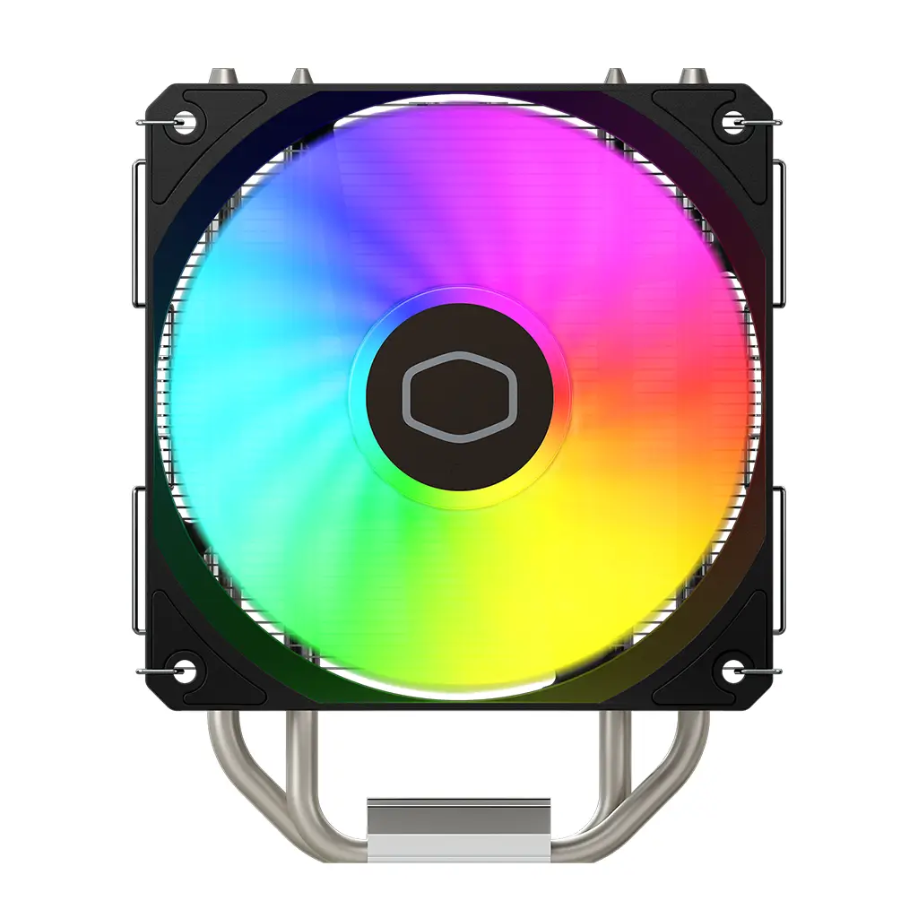 Cooler Master Hyper 212 Spectrum V3 CPU Air Cooler – 120 mm ARGB Fan, Direct Contact Heatpipes, Intel & AMD Compatible | RR-S4NA-17PA-R1