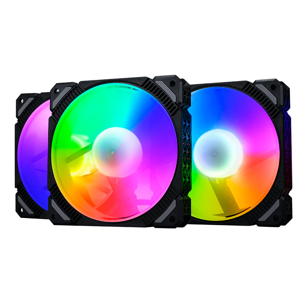 TrueNort PC Case Fan 120mm RGB 6Pin 12V 3W Black, Single Fan | TKK120 - Image 5