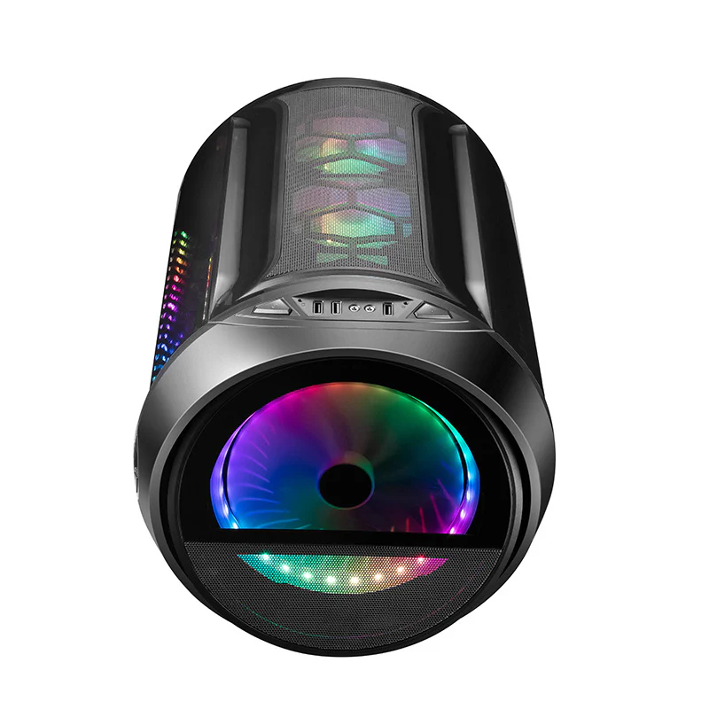 Bass Pc Case Desktop 240 Water Cooler M-ATX ITX Pc Chassis Gaming Computer Case With RGB Fans Black - Image 3