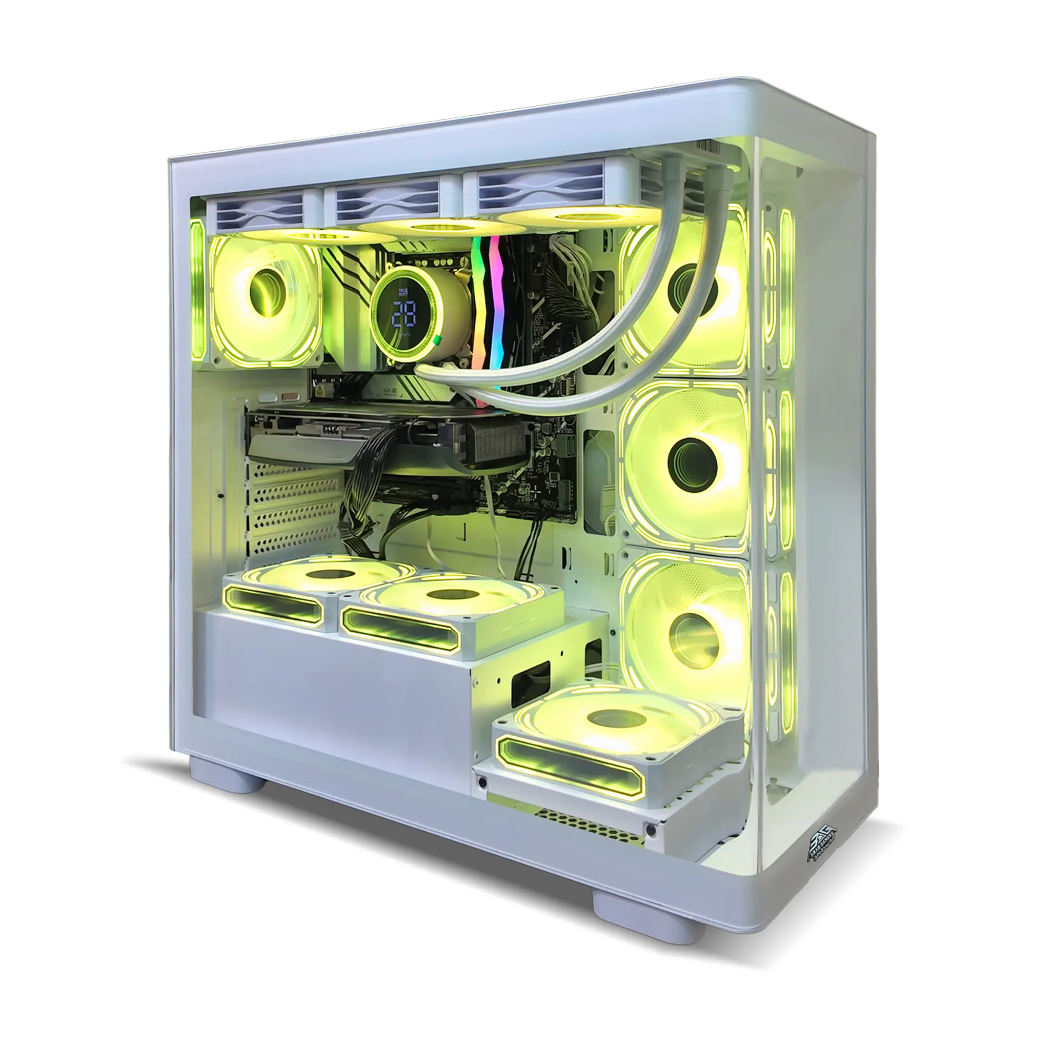 Gaming PC Loaf, Intel Core i5-14400F, Nvidia GeForce RTX 5060 8GB OC Graphics, 32GB RAM, 1TB Storage, Windows 11 Pro, RGB Gaming Case White - Image 2