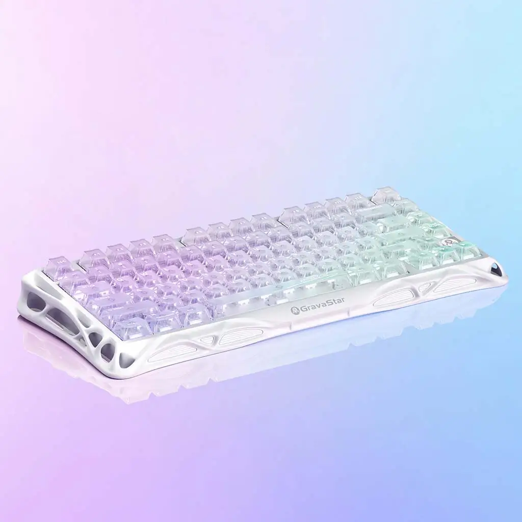 GravaStar Mercury K1 Lite 75% Gaming Keyboard - Crystal Aurora - Image 3