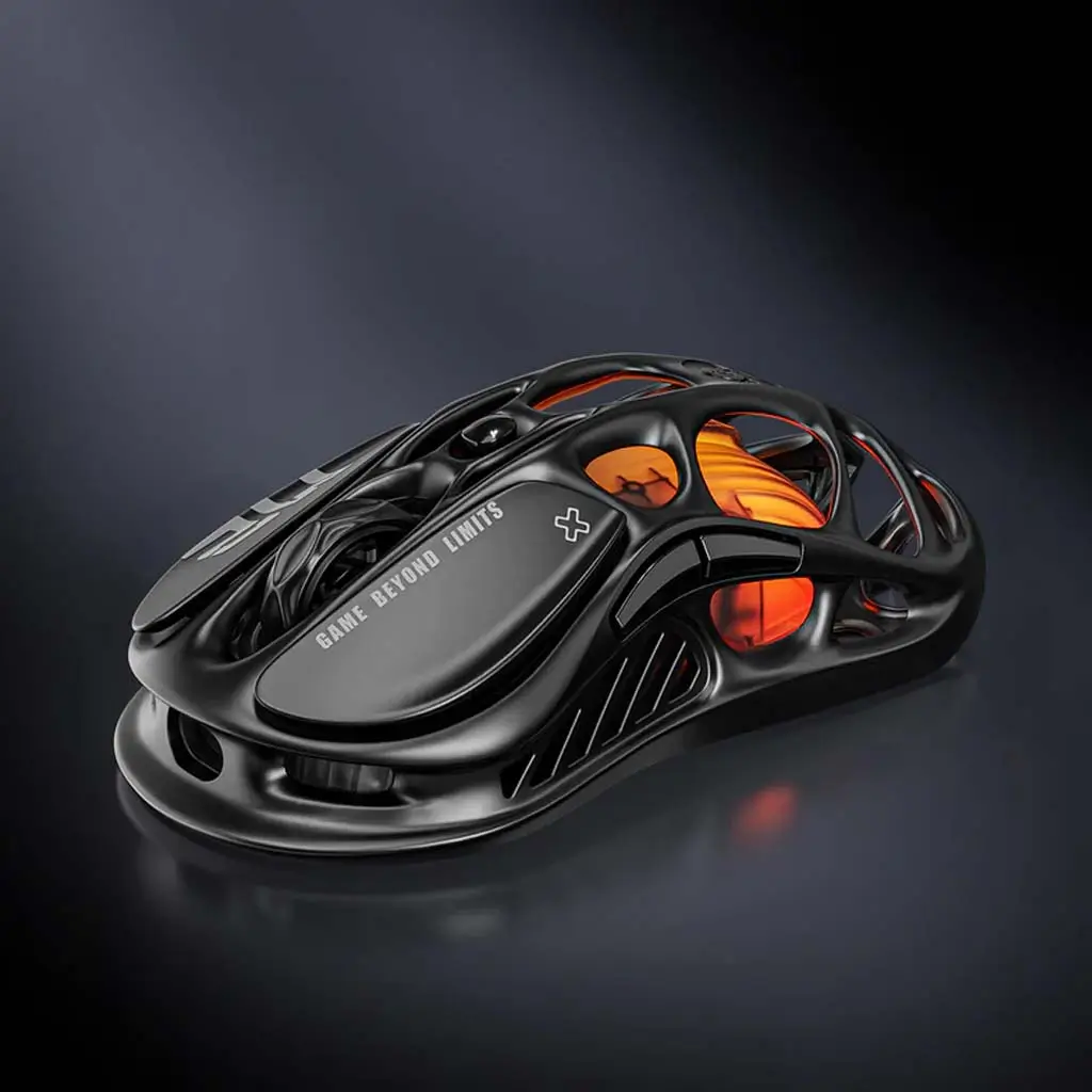 GravaStar Mercury M2 Gaming Mouse, 26,000 dpi Optical Sensor, 78g Lightweight Hollow Design, 5 Programmable Buttons, 5 RGB Modes, Stealth Black - Image 4