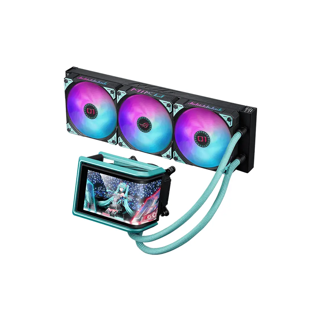 Hatsune Miku Gaming PC, AMD Ryzen 7 9800X3D, RTX 5080 16GB GPU, 32GB DDR5 RAM, 1TB SSD, Windows 11 Pro - Image 3
