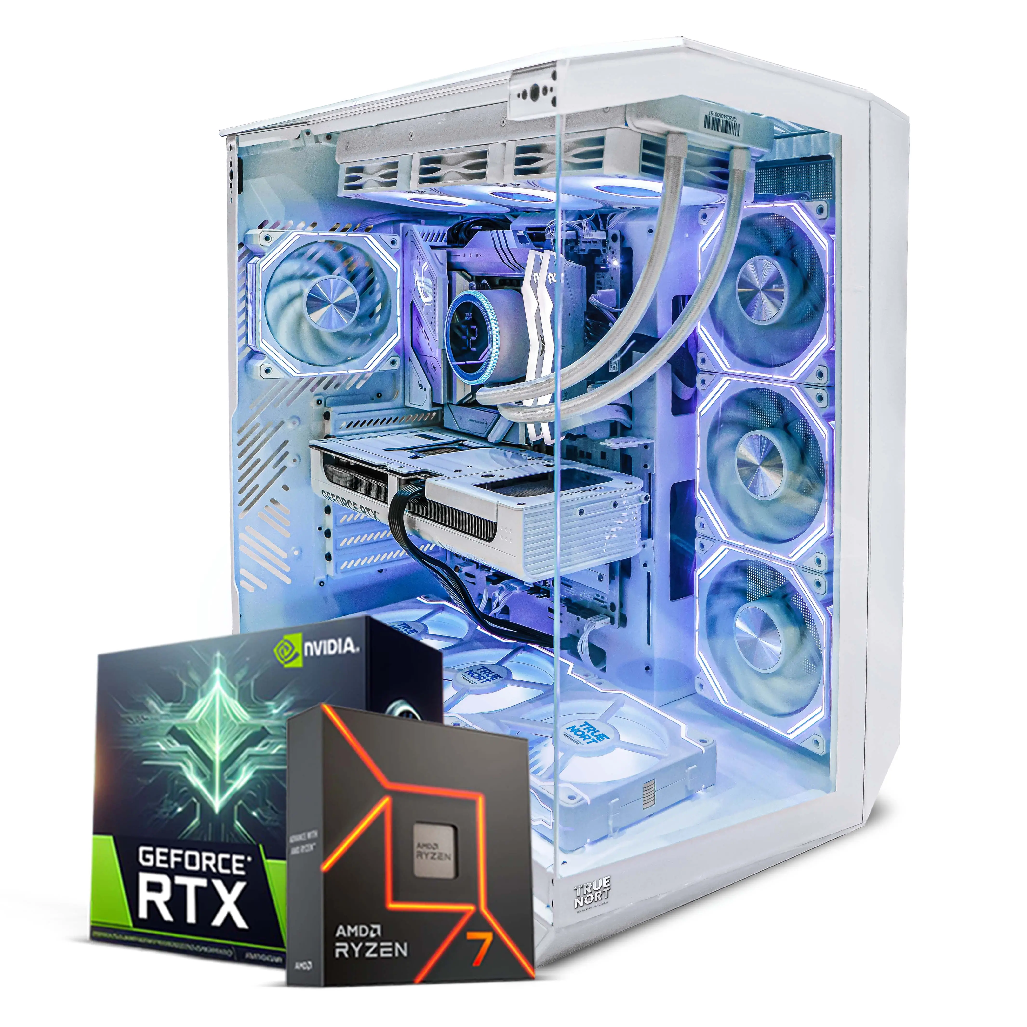 Holiday Gaming PC, Ryzen 7 9800X3D, RTX 5070 12GB GPU, 32GB RAM, 1TB SSD, Windows 11 Pro