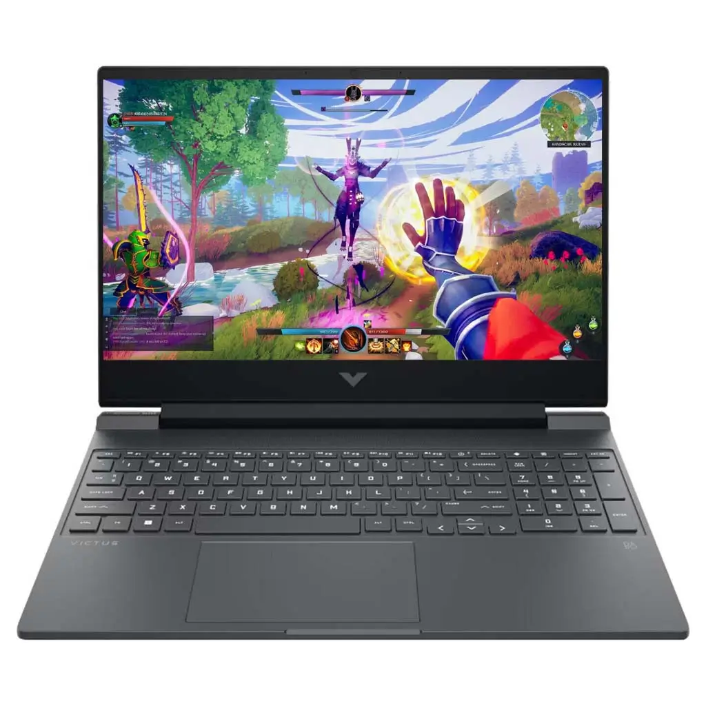 HP Victus 15-FA2093DX Gaming Laptop, Core i7-13620H, RTX 5060 8GB, 16GB RAM, 1TB SSD, 15.6-inch FHD IPS 144Hz Display, Backlit Keyboard, Windows 11, Mica Silver | B97DTUA#ABA