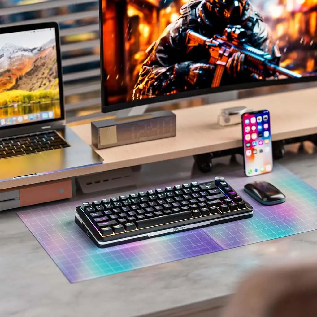 FLEKACT K708 RGB  PRO Wireless Mechanical Gaming Keyboard - Image 5