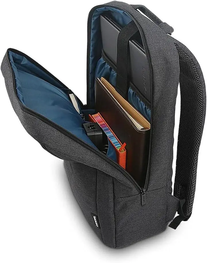 Lenovo B210 Casual Laptop Backpack, 15.6-inch, Water-Resistant Bag, Black - Image 4