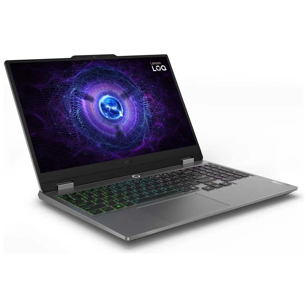 Lenovo LOQ 15IRX9 Gaming Laptop, Intel Core i7-13650HX, RTX 4060 8GB GPU, 24GB RAM, 512GB SSD, 15.6" FHD 144Hz Display, White Backlit Keyboard, Windows 11 Pro, Luna Grey | 83DV00R7AX - Image 2