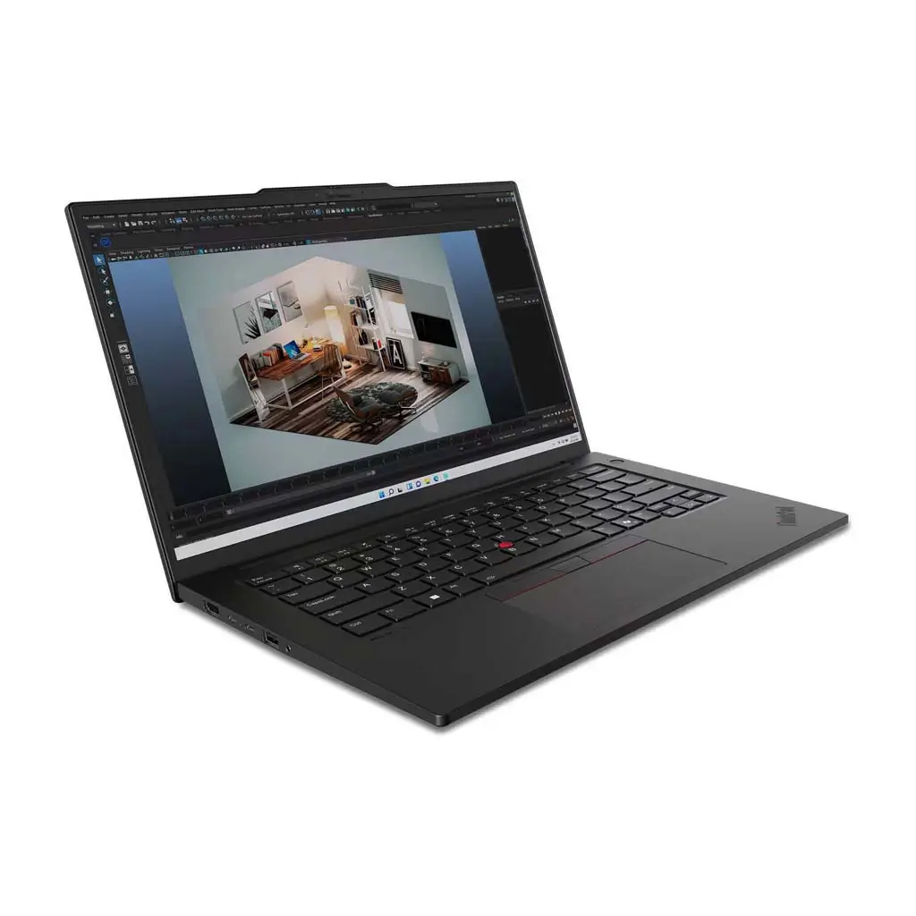 Lenovo ThinkPad P14s Gen 5 Laptop, Intel Core Ultra 7 155H, 32GB RAM, 1TB SSD, 14.5‑inch IPS Display, Backlit Keyboard, Windows 11 Pro, Black | 21G2002BUS