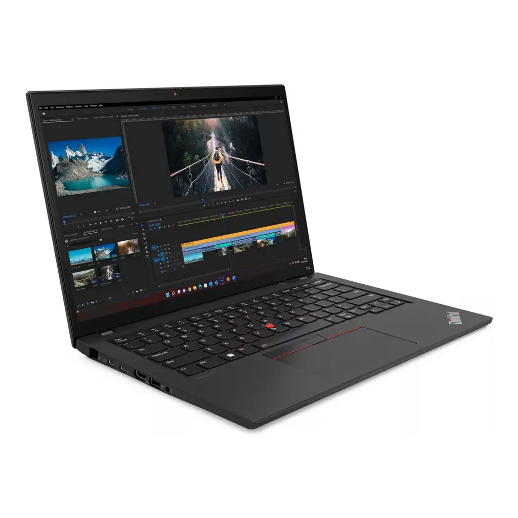 Lenovo ThinkPad T14 Gen 4 Laptop, Intel Core i5‑1345U, 16GB RAM, 512GB SSD, 14-inch WUXGA IPS Touch Display, Backlit Keyboard, Windows 11 Pro, Thunder Black | 21HDS37000 - Image 2
