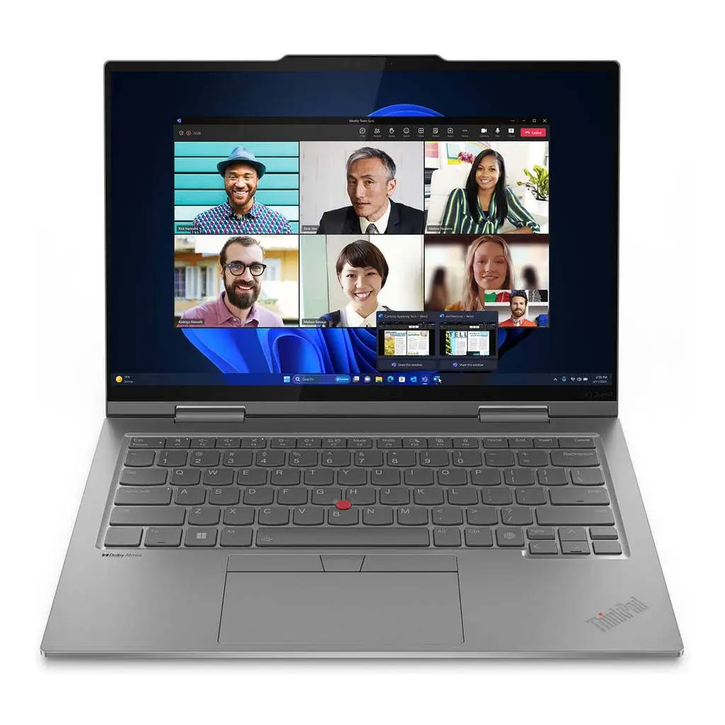 Lenovo ThinkPad X1 2-in-1 Gen 9 Laptop, Core Ultra 7-155U, 32GB RAM, 512GB SSD, 14-inch WUXGA IPS Touch Display, Backlit Keyboard, Windows 11 Pro, Grey | 21KE001WUS