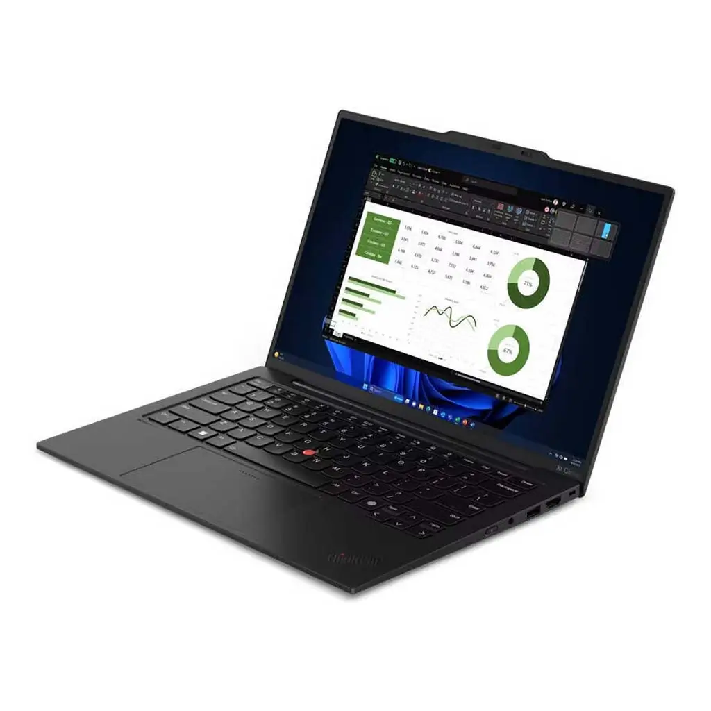 Lenovo ThinkPad X1 Carbon Gen 12 Laptop, Core Ultra 7 165U, 32GB RAM, 1TB SSD, 14-inch WUXGA IPS 60Hz Touch Display, Backlit K/B, Windows 11 Pro, Black | 21KC004AUS - Image 2