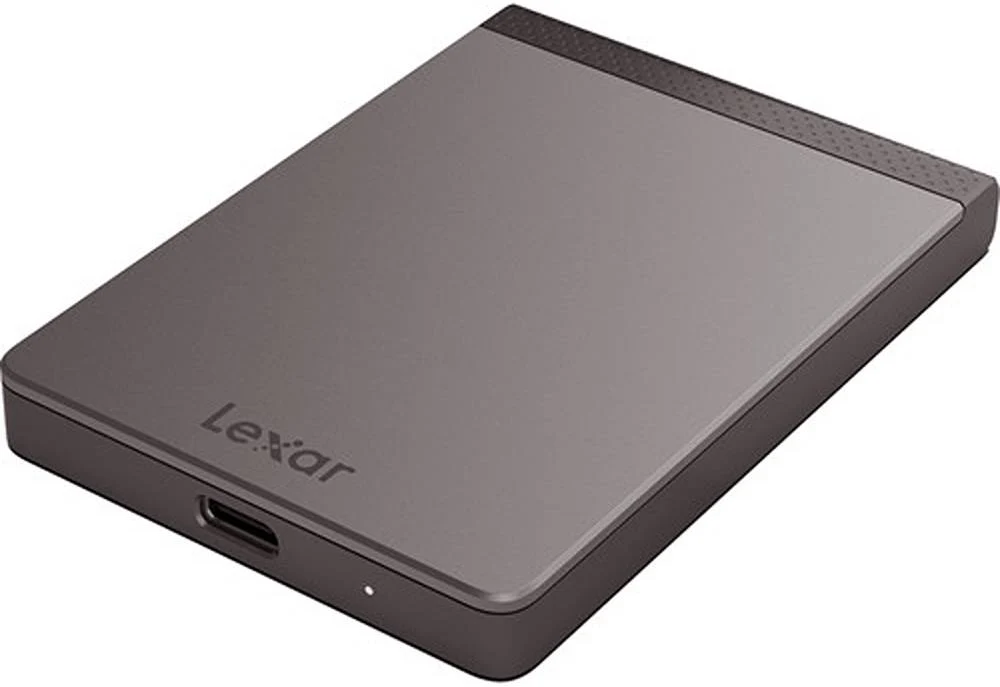 Lexar SL200 Portable USB 3.1 Type-C External SSD, 256-Bit AES Encryption, Reads Up to 550Mb/s, Writes Up to 400Mb/s, USB 3.1 Type- C Interface - Image 2
