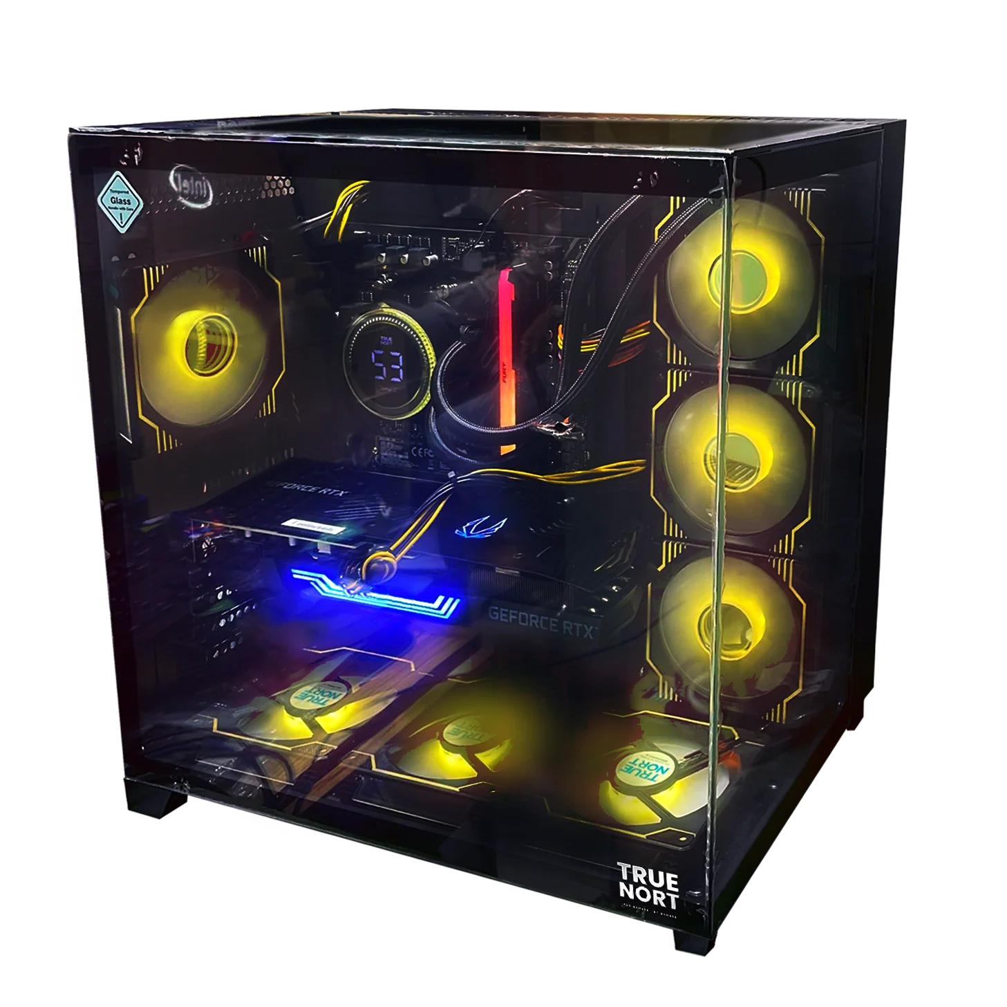 Pollux Latest 2025 Gaming PC, Intel Core Ultra 7 265K, RTX 5070 12GB Graphics, 16GB RAM, 1TB SSD, 360mm Liquid Cooler, Windows 11 Pro, Black Case + Free Gaming Keyboard, Mouse and Headset Gift - Image 3