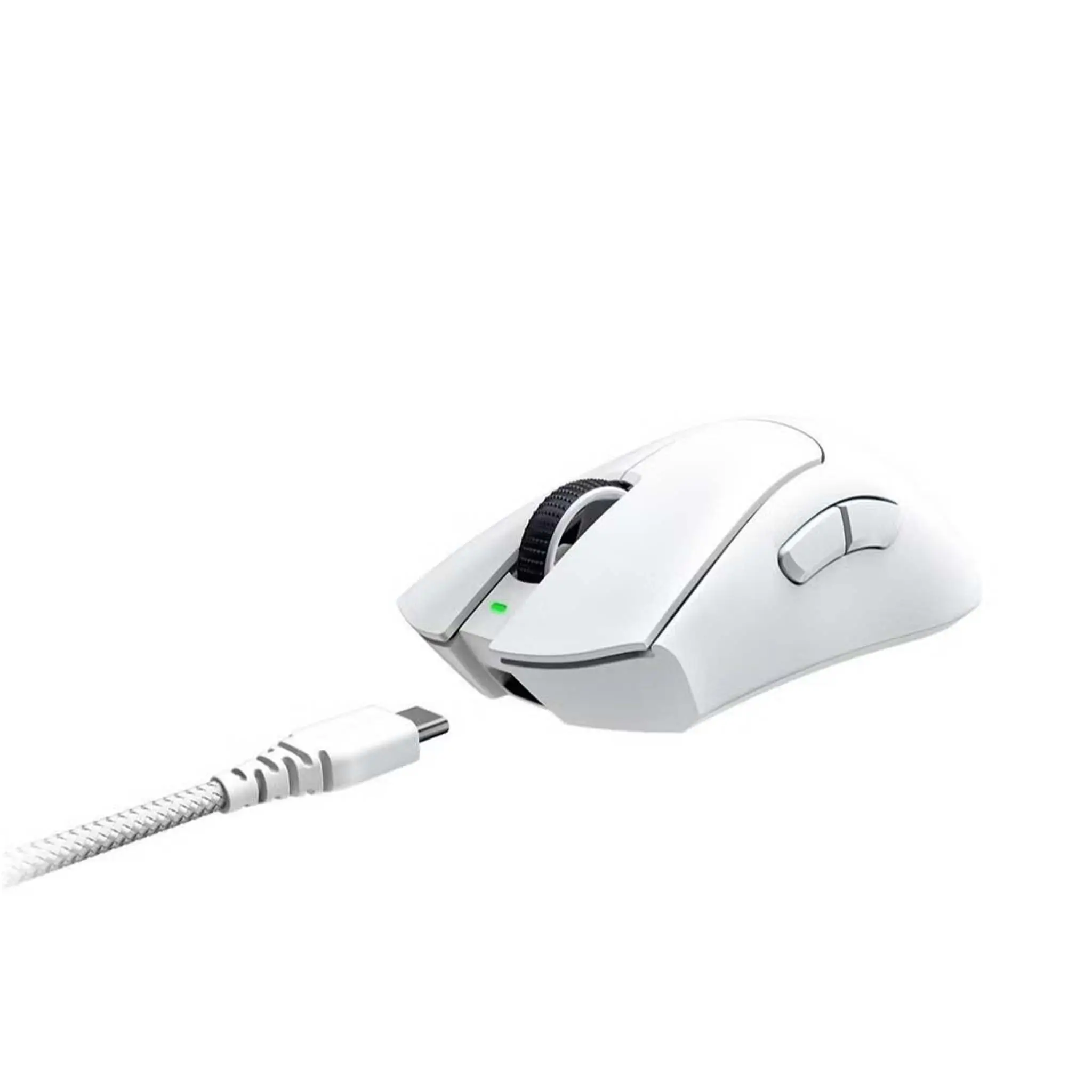 Razer Deathadder V3 Pro Gaming Mouse, Focus Pro 3K Optical Sensor, 30000 Max DPI Sensitivity, Optical Mouse Switches Gen-3, 5 Programmable Buttons, 100% PTFE Feet, White | RZ01-04630200-R3G1 - Image 3