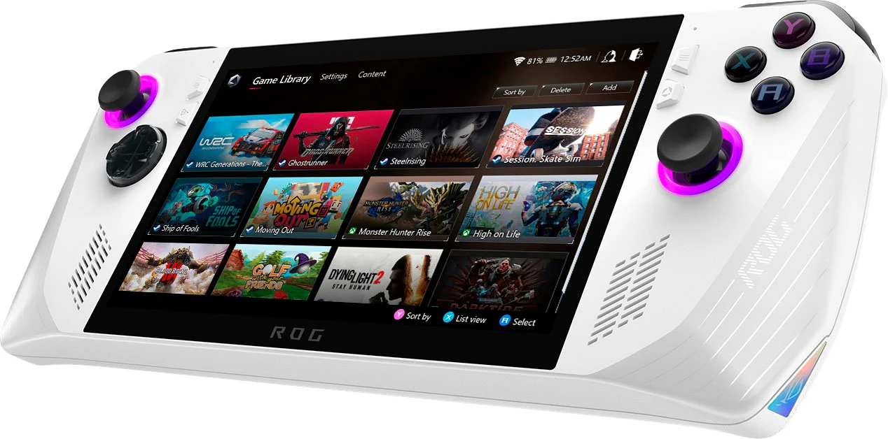 ROG Ally RC71L 7″ Gaming Handheld Console AMD Ryzen Z1 Processor 16GB RAM 512GB SSD FHD (1920×1080) 120Hz Windows 11 Home White - Image 12