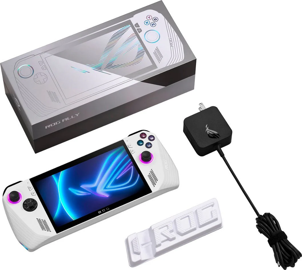 ROG Ally RC71L 7″ Gaming Handheld Console AMD Ryzen Z1 Processor 16GB RAM 512GB SSD FHD (1920×1080) 120Hz Windows 11 Home White - Image 8