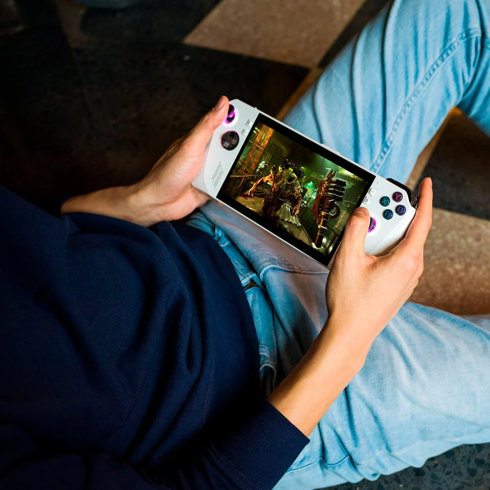 ROG Ally RC71L 7″ Gaming Handheld Console AMD Ryzen Z1 Processor 16GB RAM 512GB SSD FHD (1920×1080) 120Hz Windows 11 Home White - Image 9