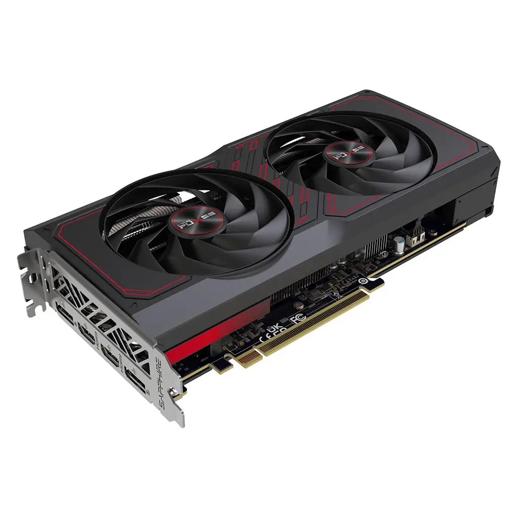 Sapphire Pulse AMD Radeon RX 7600 XT Gaming Edition with 16GB GDDR6 Graphics Card, 2810 MHz Boost Clock, 128-bit, 2048 Stream Processors, 18 Gbps Memory Clock, HDMI 2xDP, AMD RDNA 3 Architecture, PCIE 4.0 - Image 3