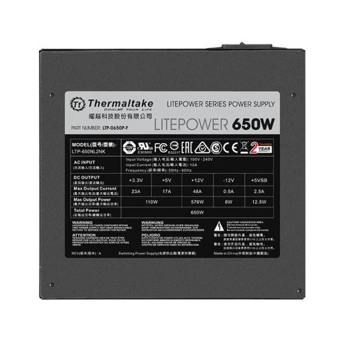 Thermaltake 650W  Power Supply - Image 5