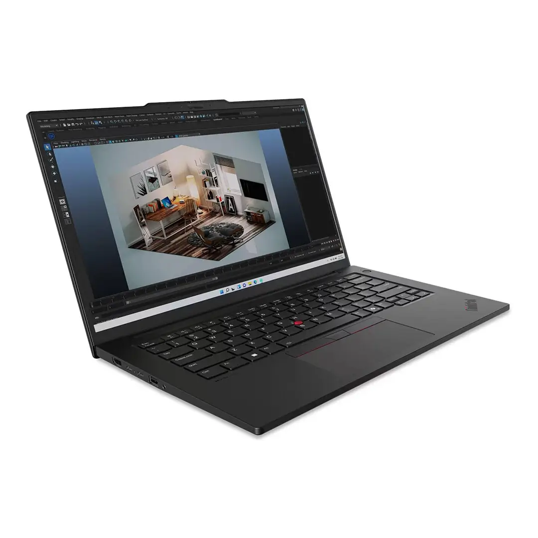 Lenovo ThinkPad P14s Gen 5 Laptop, Core Ultra 7 155H, RTX 500 Ada 4GB GDDR6, 32GB RAM, 1TB SSD, 14.5-inch 3K IPS 60Hz Display, Backlit Keyboard, Windows 11 Pro, Black | 21G2001VUS