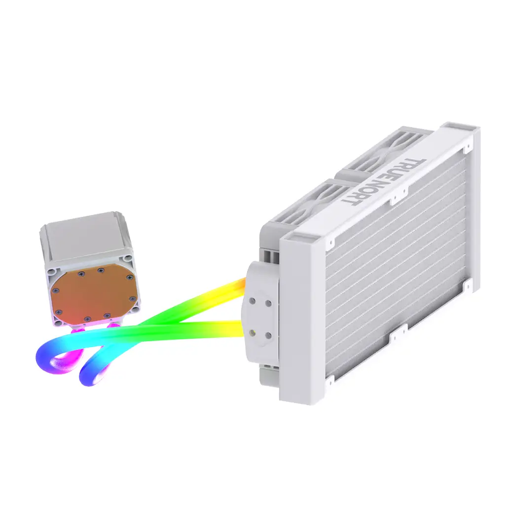 TrueNort 240I RGB AIO Liquid CPU Cooler, 240mm Radiator with Multi Layer Light Effect Display, Dual Pre-Installed RGB Fans, Hydraulic Bearings Type, Intel/AMD Support | TN-240I - Image 6