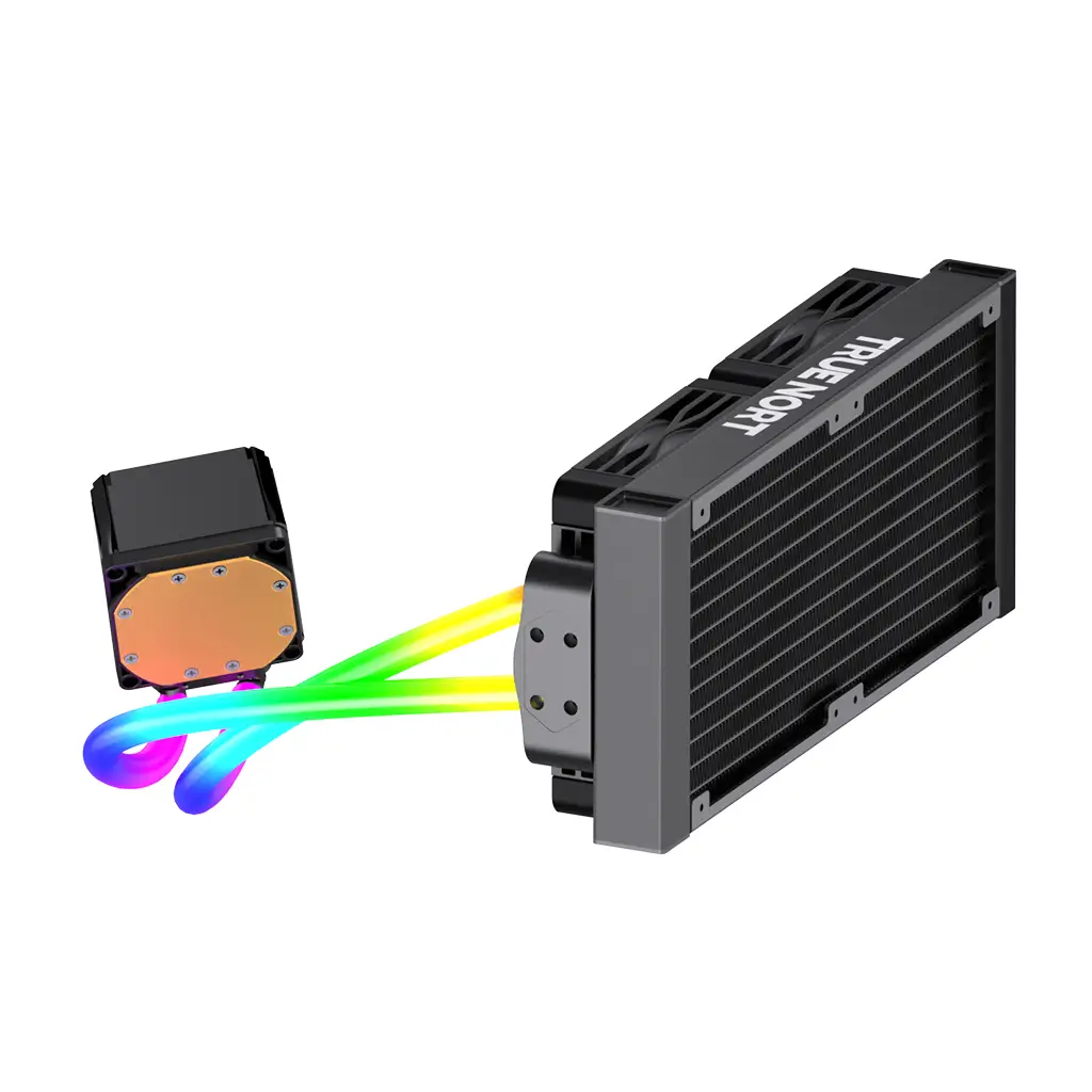 TrueNort 240I RGB AIO Liquid CPU Cooler, 240mm Radiator with Multi Layer Light Effect Display, Dual Pre-Installed RGB Fans, Hydraulic Bearings Type, Intel/AMD Support | TN-240I - Image 7