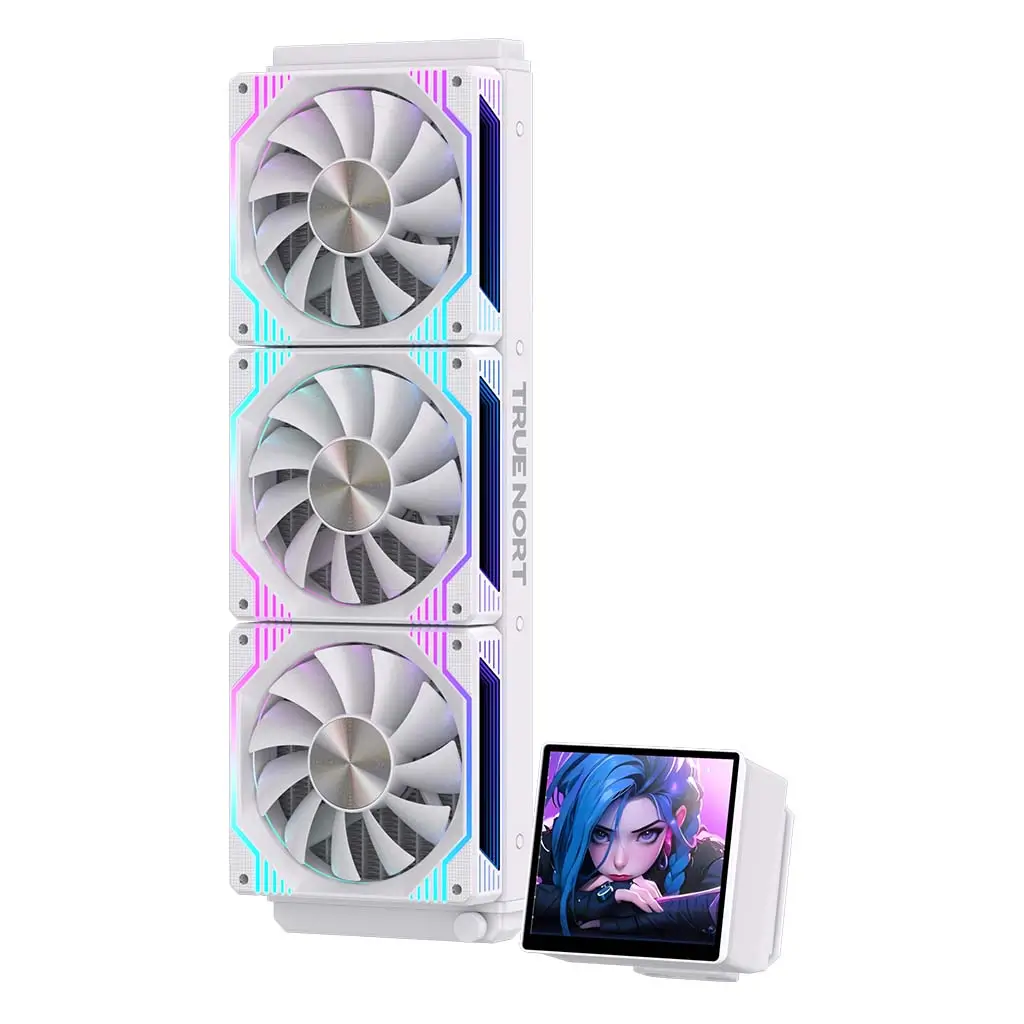 True Nort 360D Advanced CPU Liquid Cooler, 360mm Radiator with DIY Display Screen, Triple ARGB Fans & High-Perfromance Pump, Universel Socket Support - Image 6