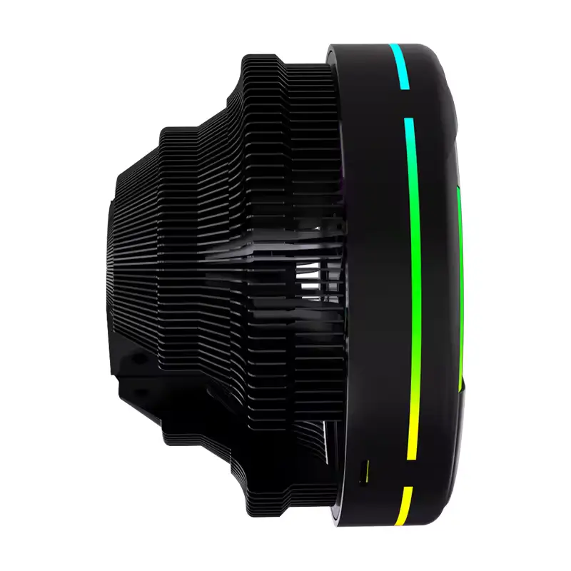 True Nort TN-MJ 90mm Black RGB CPU Air Cooler - OEM/ODM Gaming PC Radiator Fan for Processors - Image 3