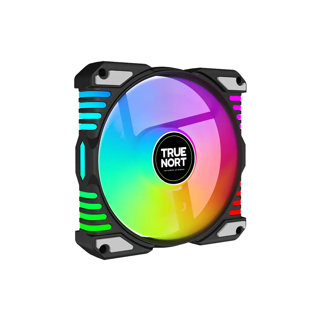 True Nort CL120 ARGB Case Fan – 120mm Hydraulic Bearing, 600-1600 RPM, 58 CFM Airflow, ARGB Lighting | CL120 - Image 4