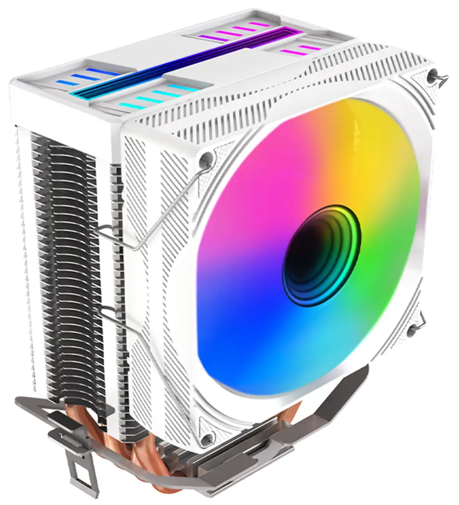 True Nort T90W Pro 90mm Single Tower CPU Air Cooler 4-Copper Heat Pipe Fan Heatsink with RGB LED for Intel AMD 12V Rated for Computer Use | T90-Pro - Image 3