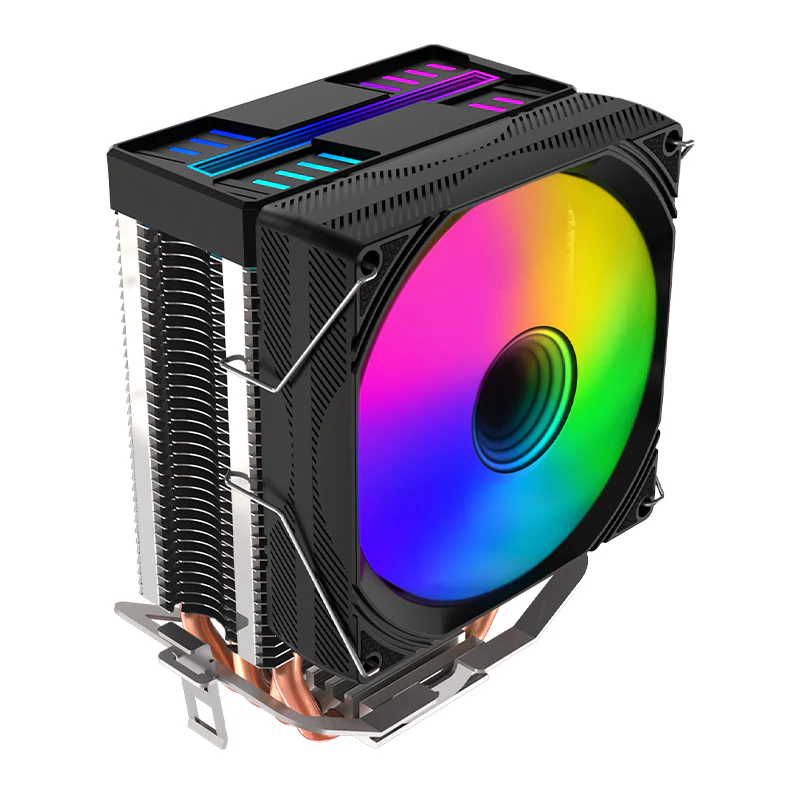 True Nort T90W Pro 90mm Single Tower CPU Air Cooler 4-Copper Heat Pipe Fan Heatsink with RGB LED for Intel AMD 12V Rated for Computer Use | T90-Pro - Image 4