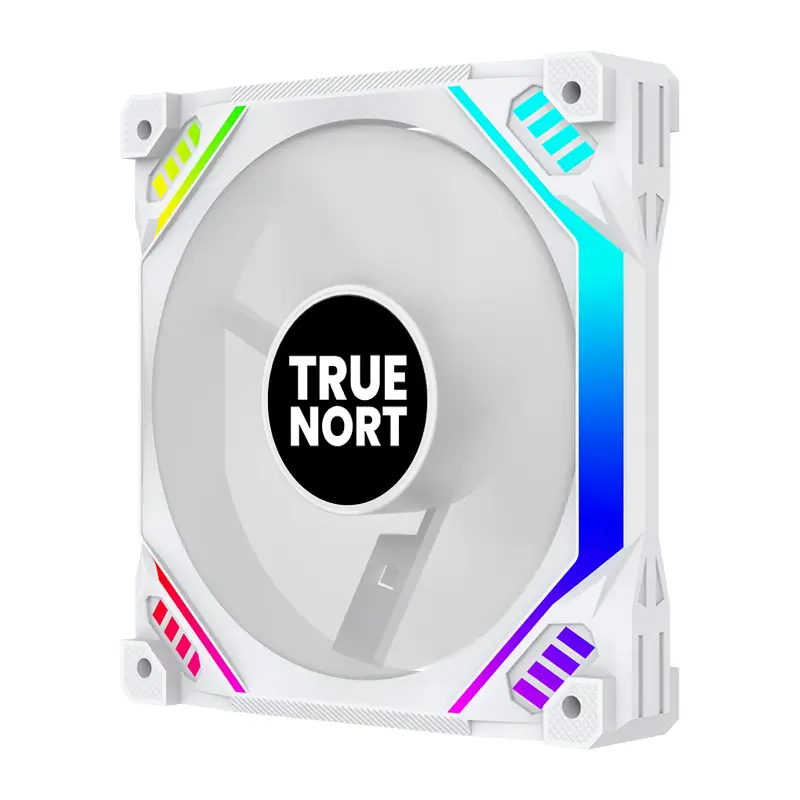 True Nort 120mm ARGB Gaming PC Case Fan, 5V/3-Pin Sync, Hydraulic Bearing, Quiet 34 CFM Airflow | TN120 - Image 4