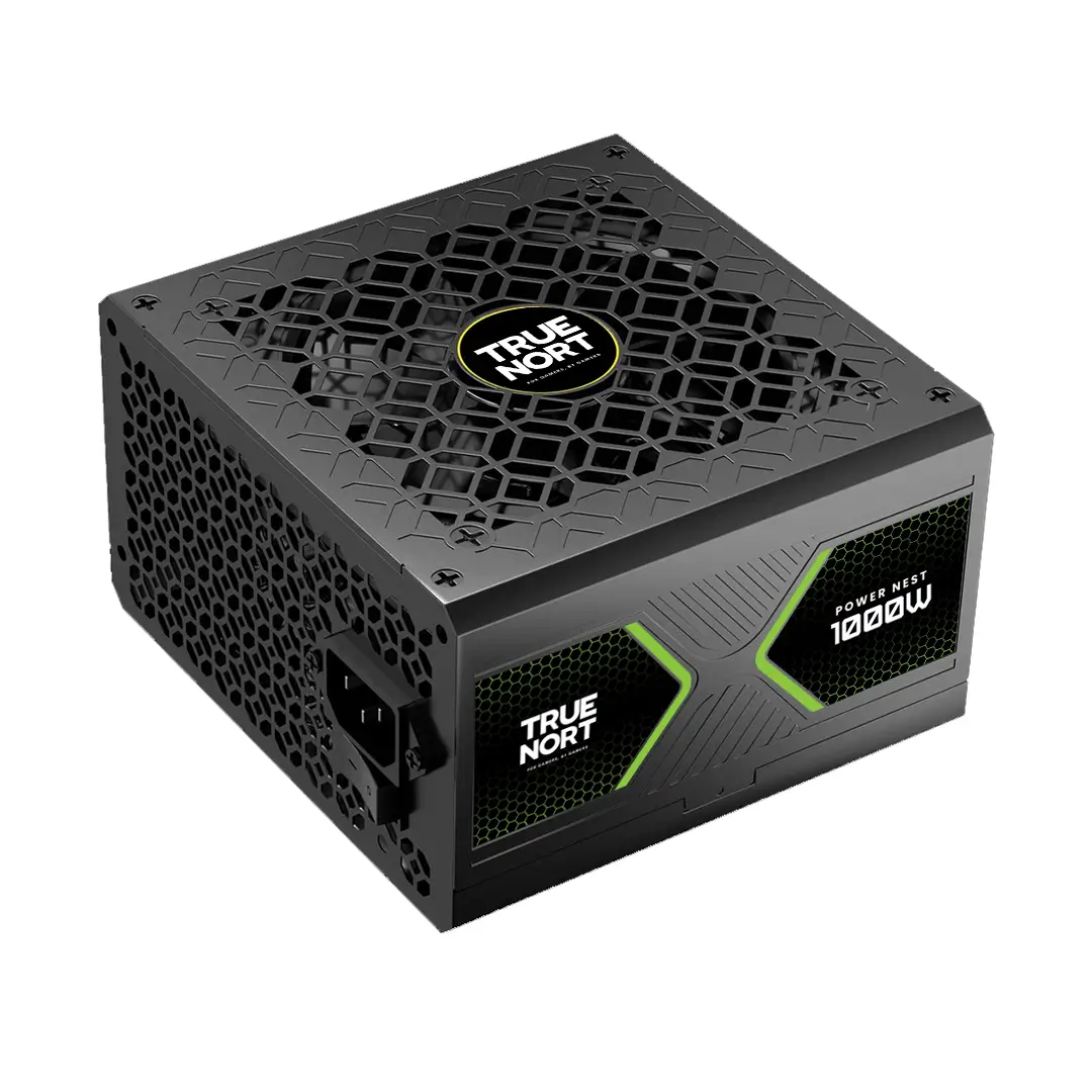 TrueNort 1000W PSU 80 Plus Gold Full Modular Power Supply ATX 3.1, PCIe 5.1, Efficient and Silent Performance Gaming Power Supply Compact 150mm Size, Black - Image 3