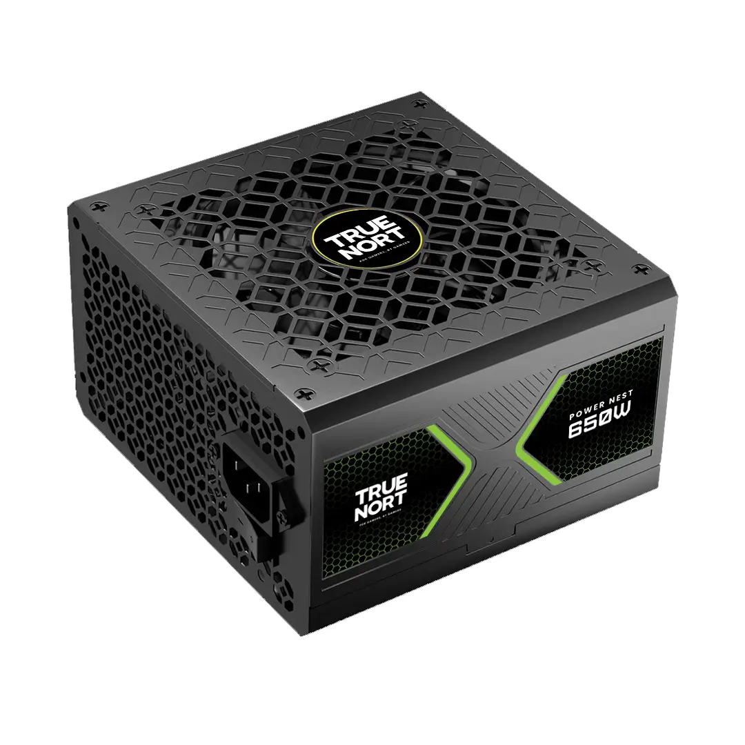 TrueNort 650W PSU 80 Plus Bronze ATX Power Supply 12V with Japanese Capacitors Reliable, Efficient and Silent Performance Gaming Power Supply Compact 150mm Size, Black - Image 3