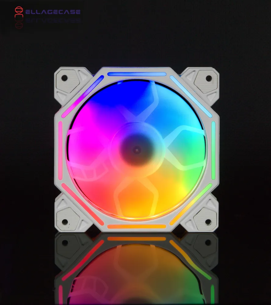 TrueNort Pc Case Fan 120mm RGB 6Pin 12V 3W White, Single Fan | BJ-120-01 - Image 3