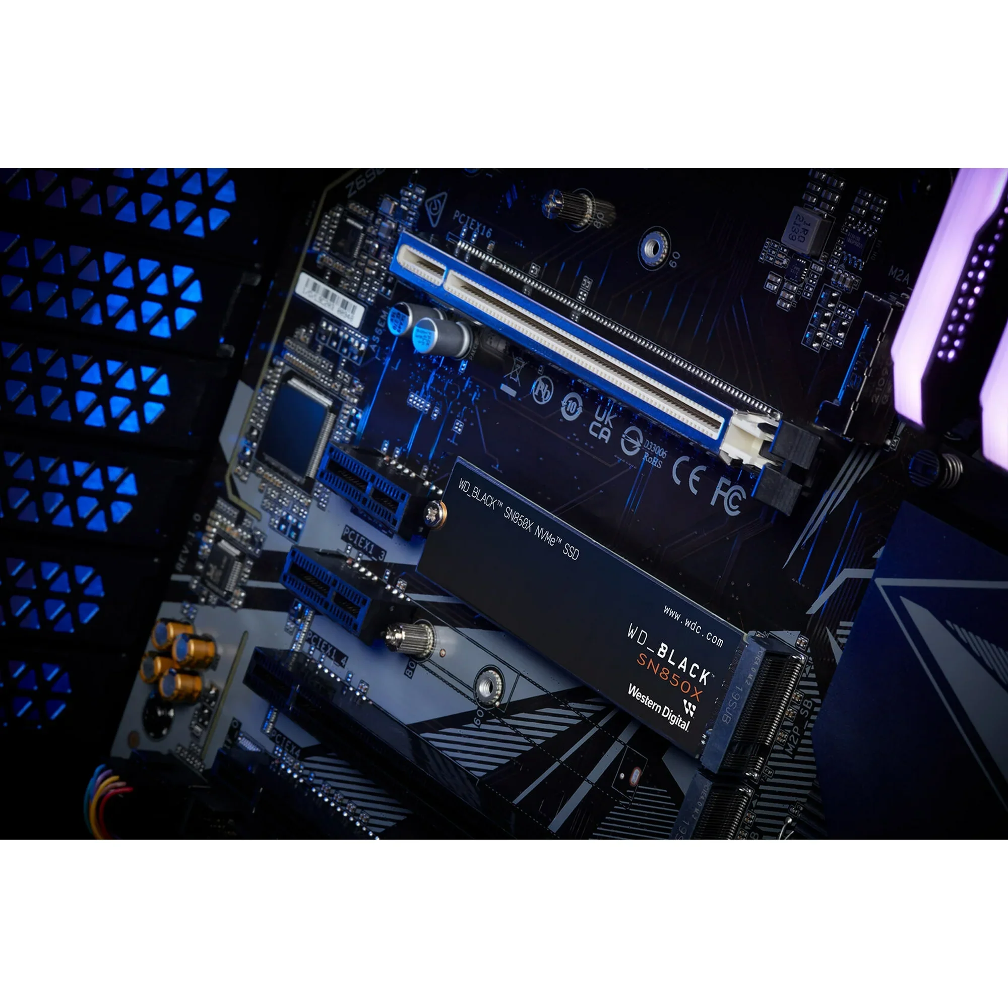 WD Black SN850X NVMe 1TB SSD, M.2 2280 PCIe Gen4 NVMe Gaming SSD up to 7300 MB/s read speed | WDBB9G0010BNC-WRWM - Image 3